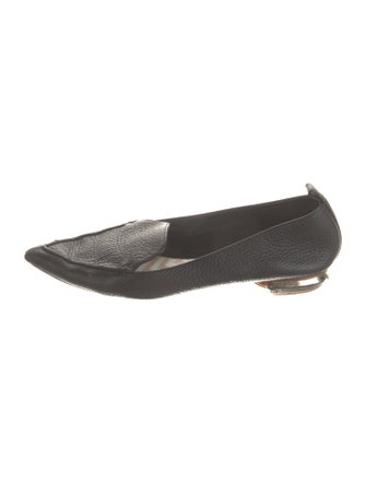 Nicholas Kirkwood Leather Flats