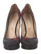 Nicholas Kirkwood Satin Printed Pumps