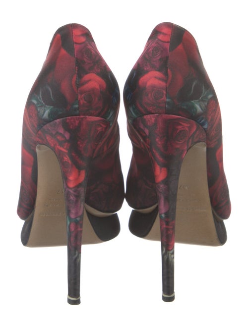 Nicholas Kirkwood Satin Printed Pumps