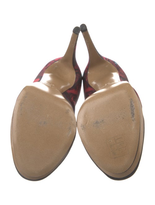 Nicholas Kirkwood Satin Printed Pumps