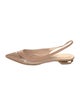 Nicholas Kirkwood Leather Slingback Flats