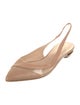Nicholas Kirkwood Leather Slingback Flats