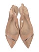 Nicholas Kirkwood Leather Slingback Flats