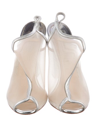 Nicholas Kirkwood Mesh Slingback Sandals