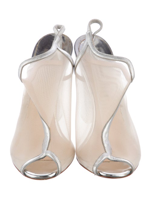 Nicholas Kirkwood Mesh Slingback Sandals