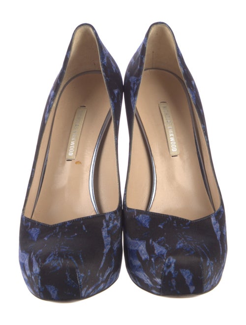 Nicholas Kirkwood Suede Printed Pumps