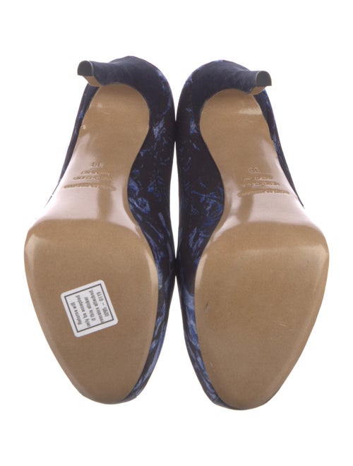 Nicholas Kirkwood Suede Printed Pumps