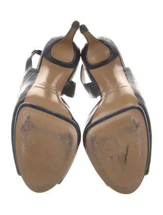 Nicholas Kirkwood Leather Slingback Pumps