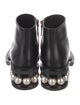 Nicholas Kirkwood Leather Beaded Accents Boots