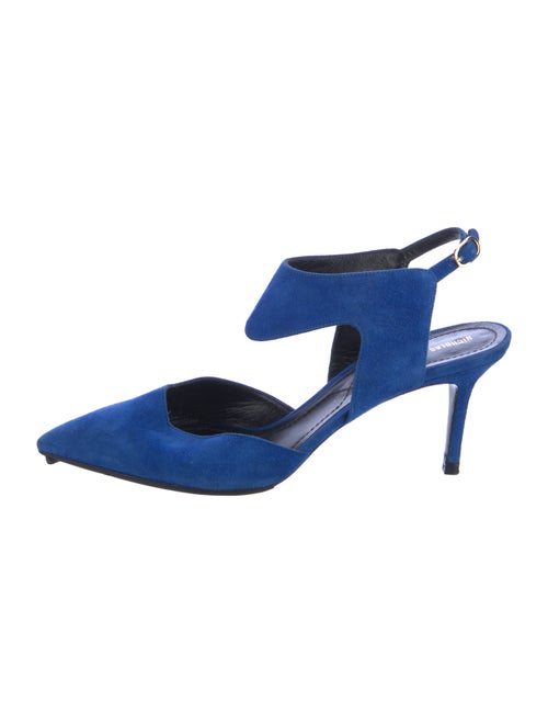 Nicholas Kirkwood Suede Slingback Pumps