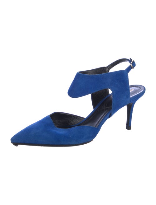 Nicholas Kirkwood Suede Slingback Pumps