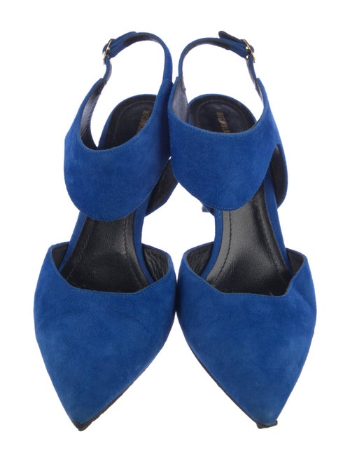 Nicholas Kirkwood Suede Slingback Pumps