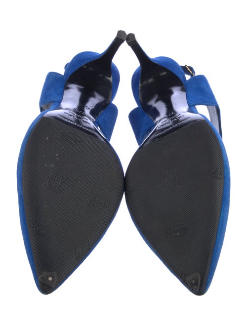 Nicholas Kirkwood Suede Slingback Pumps