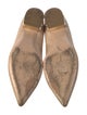 Nicholas Kirkwood Faux Pearl Accents Suede Flats