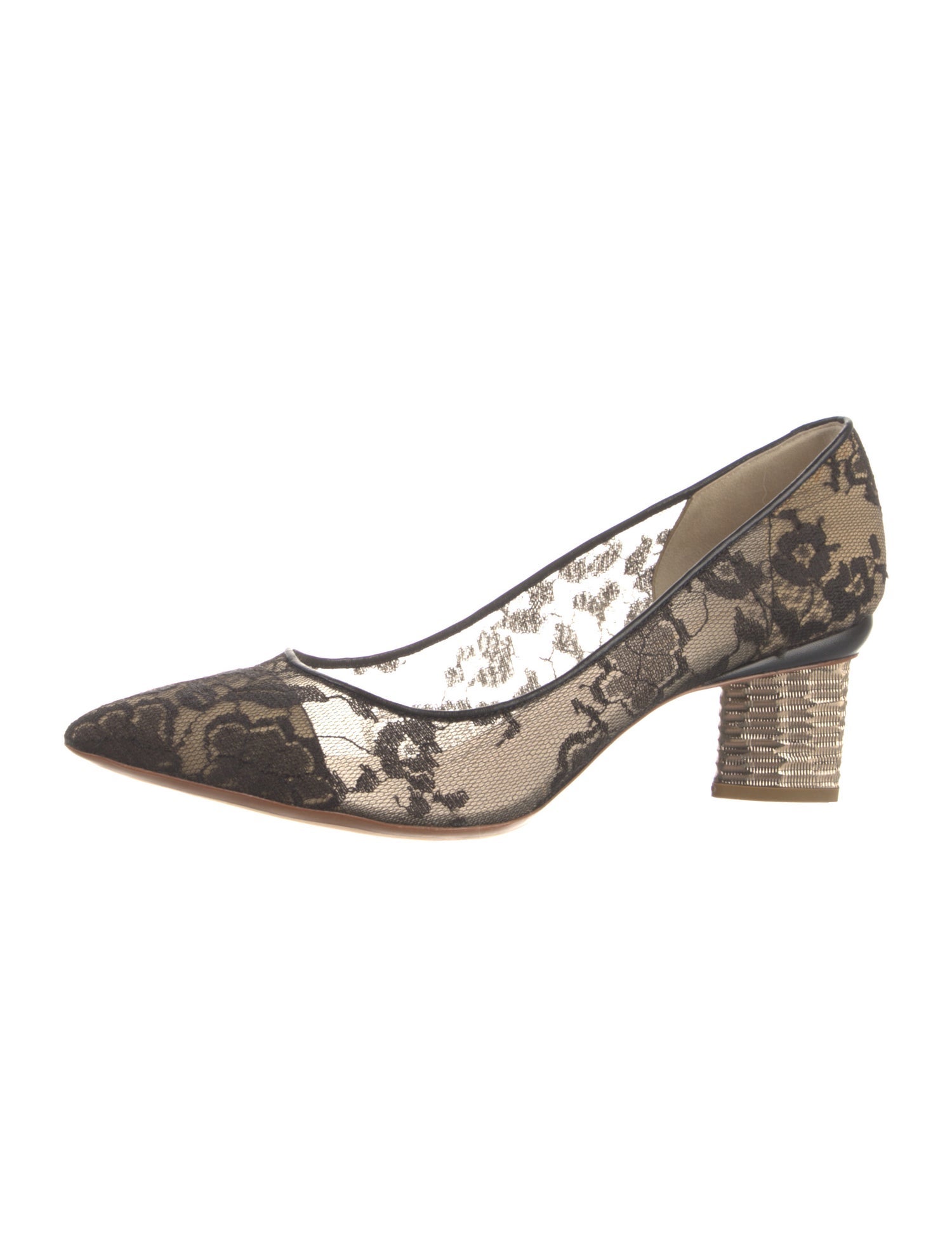 Nicholas Kirkwood Lace Lace Pattern Pumps