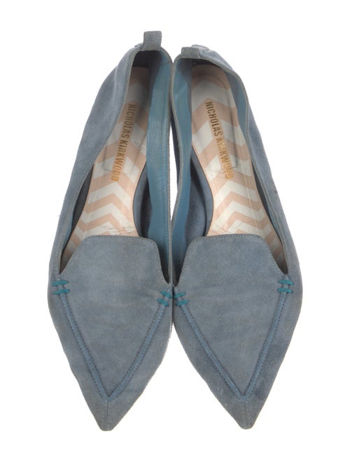Nicholas Kirkwood Suede Flats