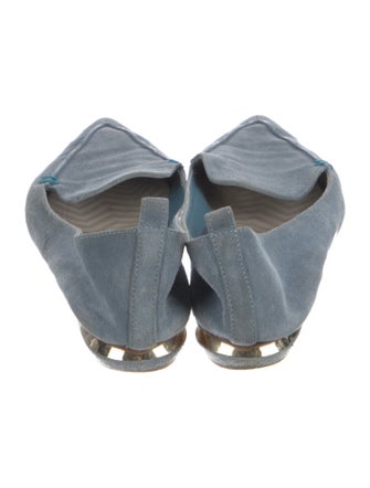 Nicholas Kirkwood Suede Flats