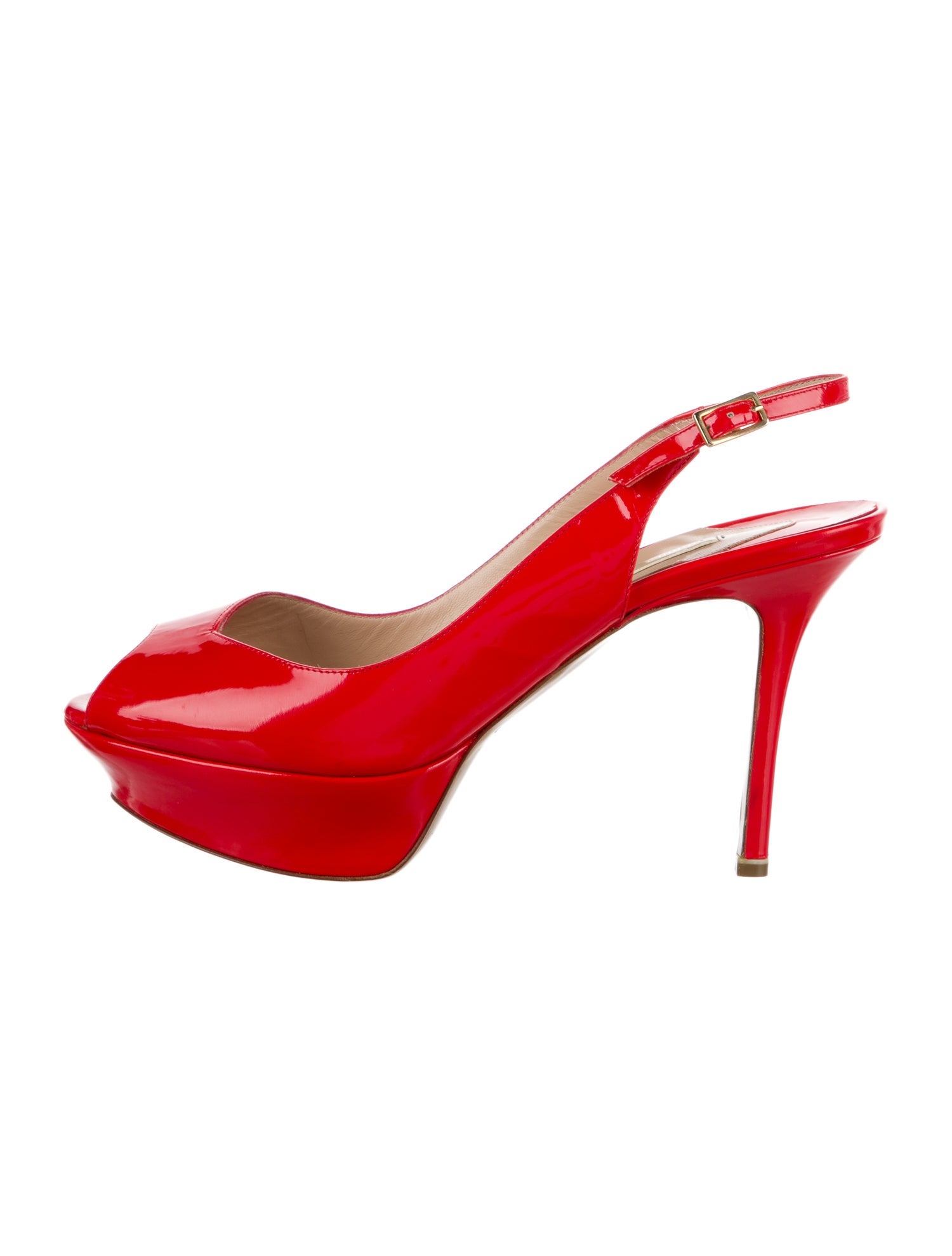 Nicholas Kirkwood Patent Leather Slingback Sandals