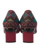 Nicholas Kirkwood Printed Embroidered Accent Pumps
