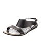 Nicholas Kirkwood Leather Printed Slingback Sandals