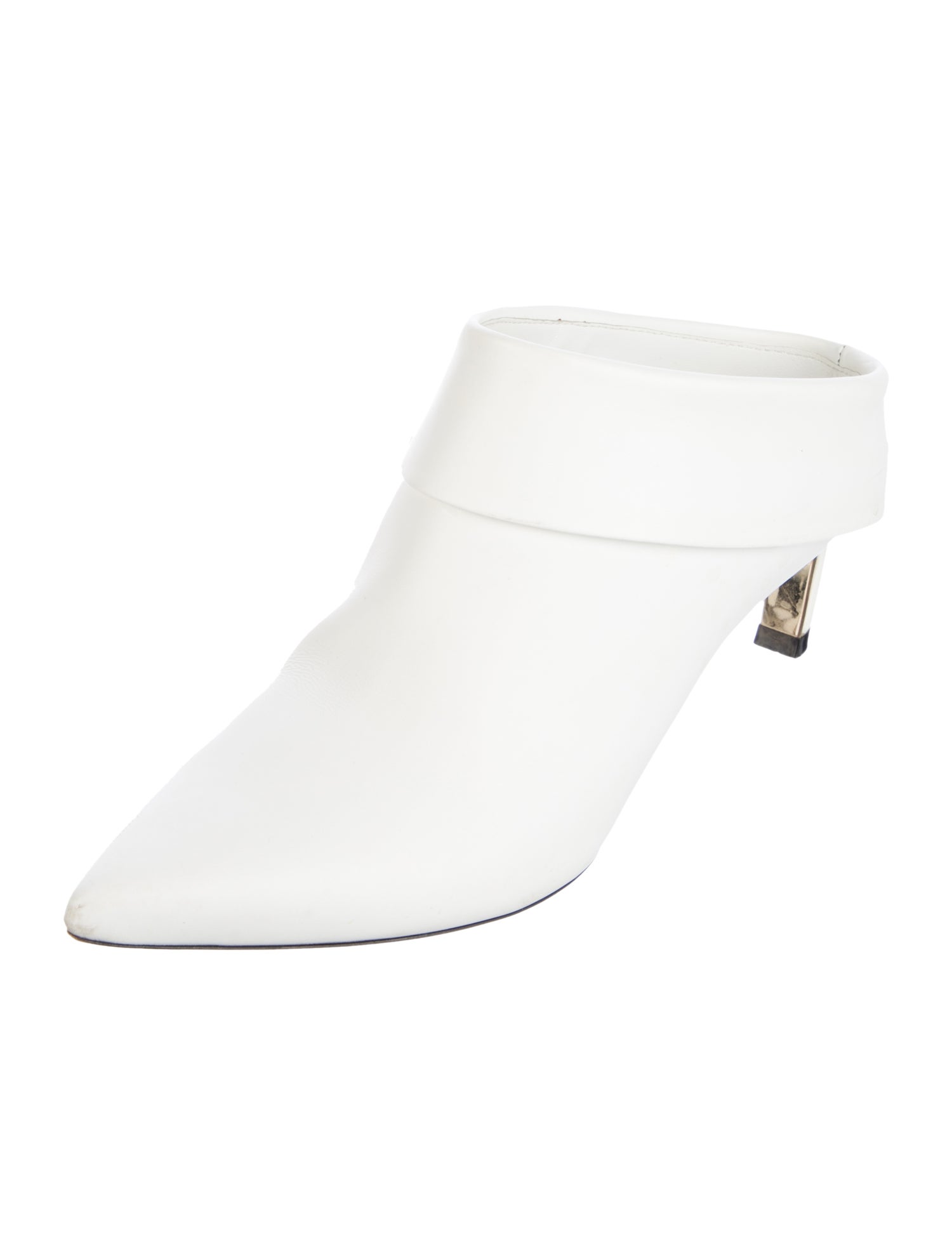 Nicholas Kirkwood Faux Pearl Accents Leather Mules