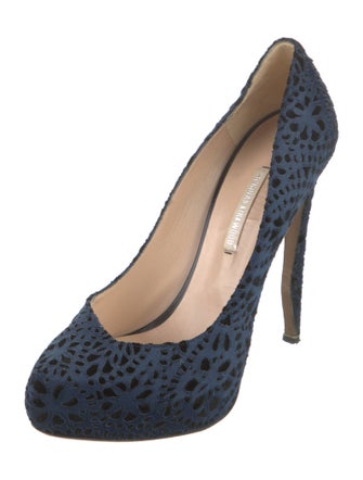 Nicholas Kirkwood Printed Pumps