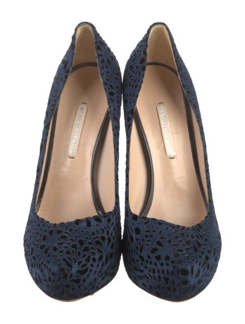 Nicholas Kirkwood Printed Pumps