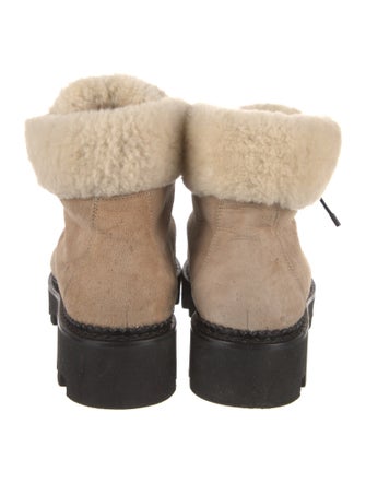 Nicholas Kirkwood Suede Printed Hiking Boots