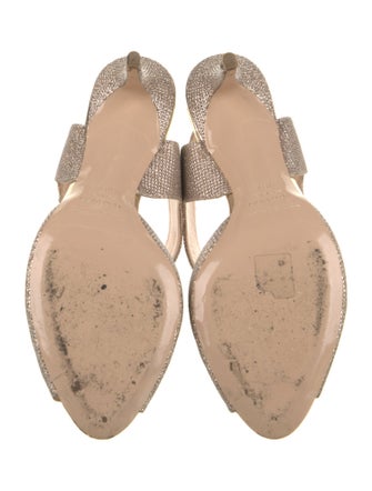 Nicholas Kirkwood Glitter Glitter Accents Slingback Sandals