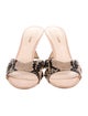 Nicholas Kirkwood Embossed Leather Animal Print Slides