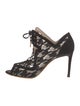 Nicholas Kirkwood Mesh Houndstooth Print Pumps