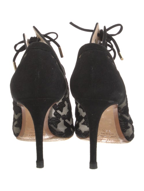 Nicholas Kirkwood Mesh Houndstooth Print Pumps