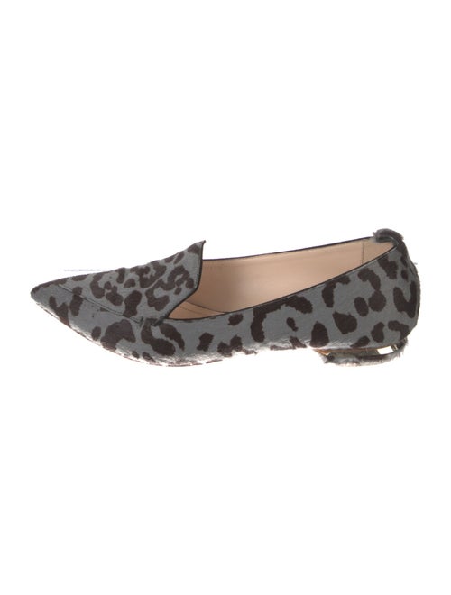 Nicholas Kirkwood Ponyhair Animal Print Loafers