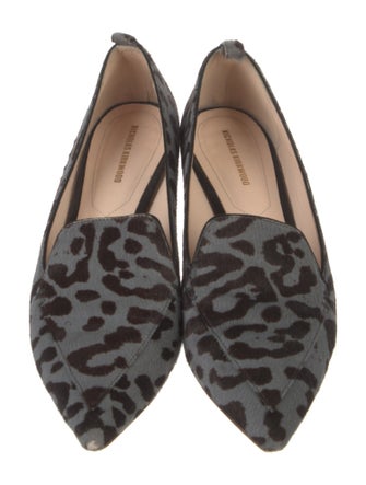 Nicholas Kirkwood Ponyhair Animal Print Loafers