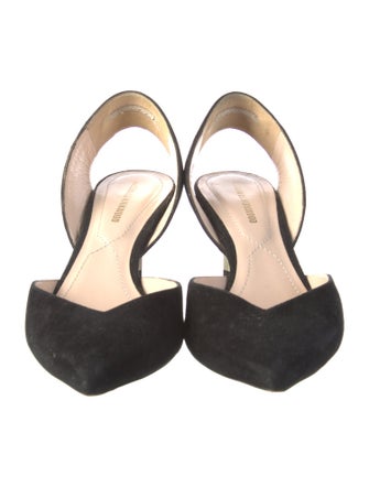 Nicholas Kirkwood Suede D'Orsay Pumps