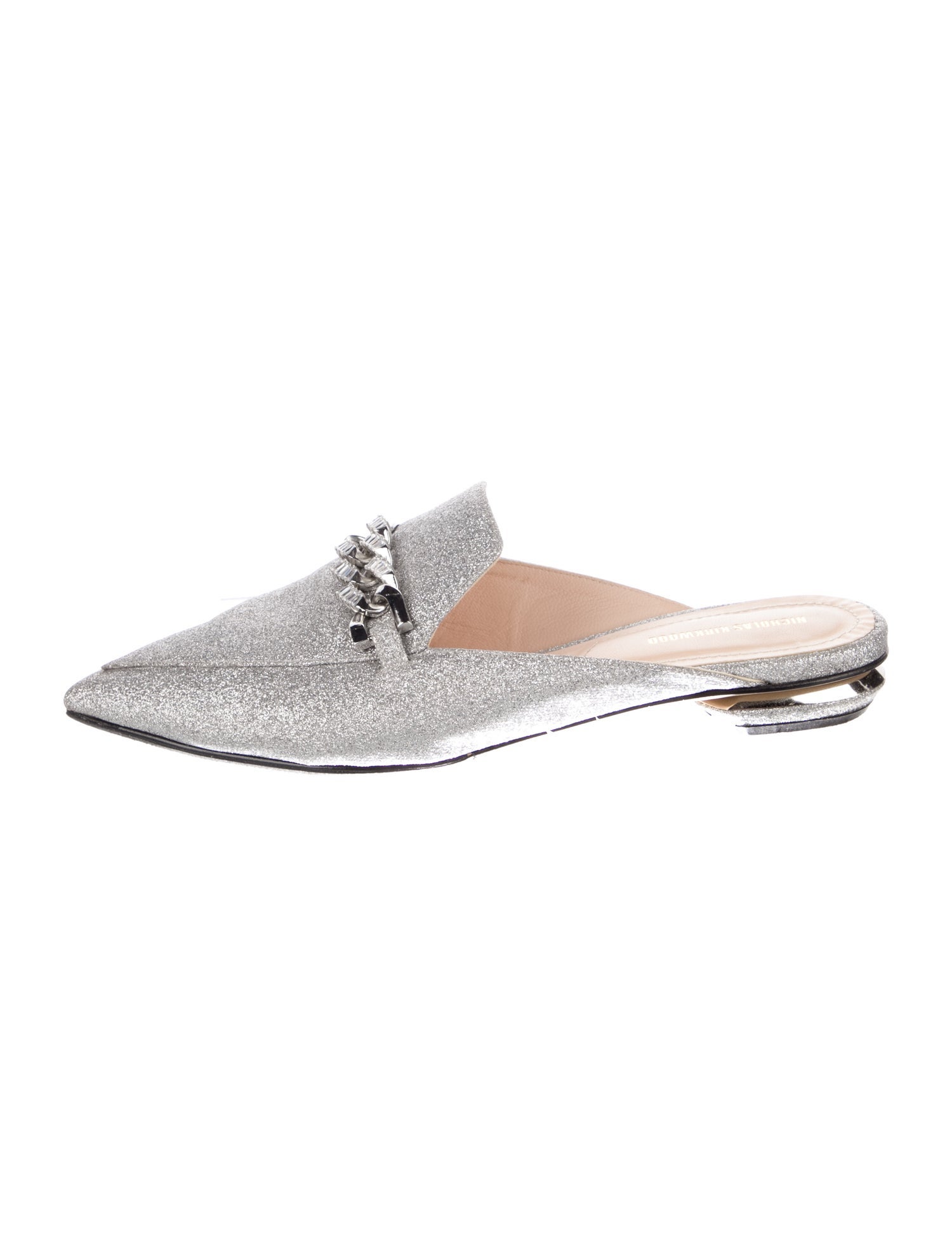 Nicholas Kirkwood Glitter Mules