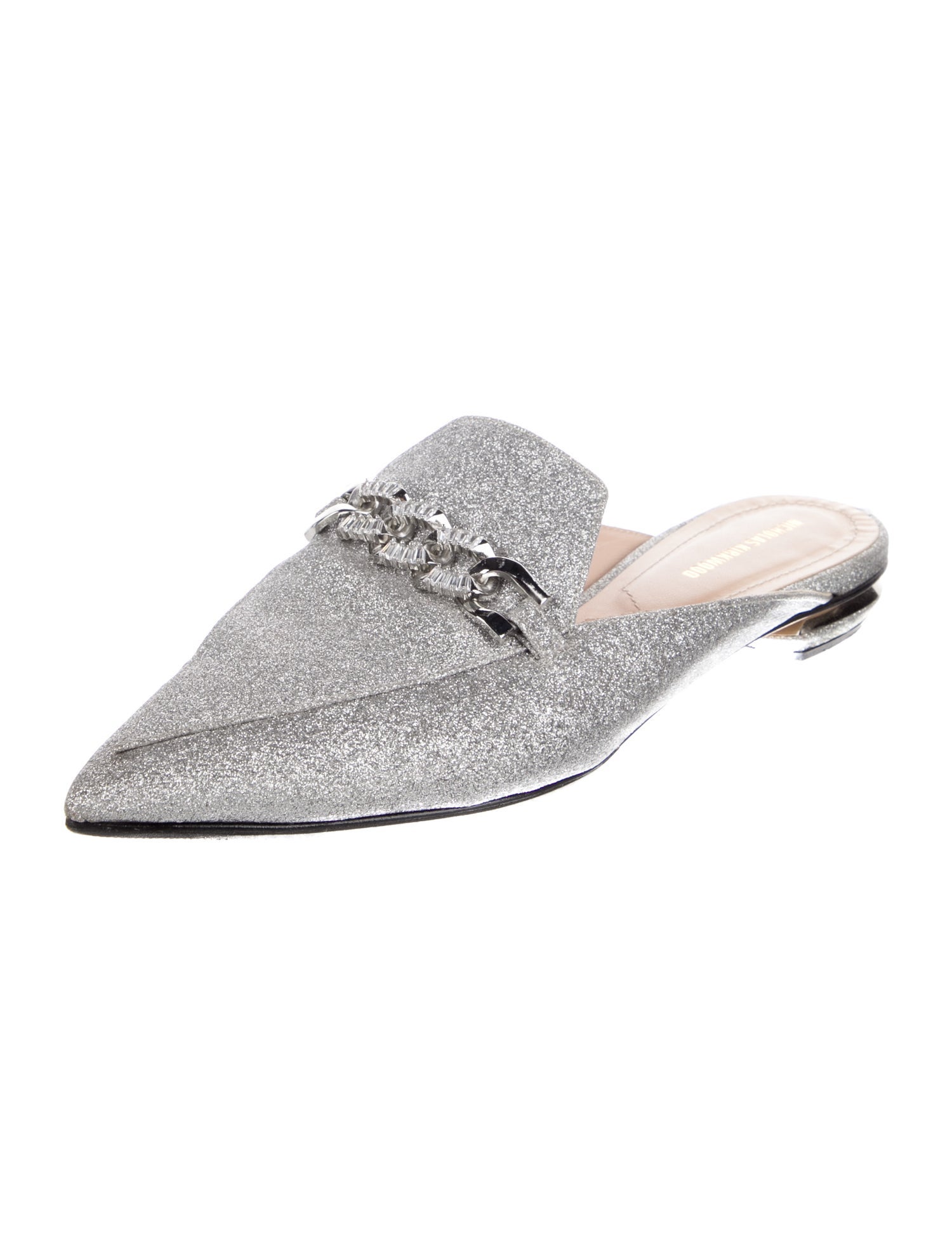 Nicholas Kirkwood Glitter Mules