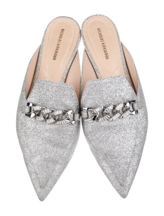 Nicholas Kirkwood Glitter Mules