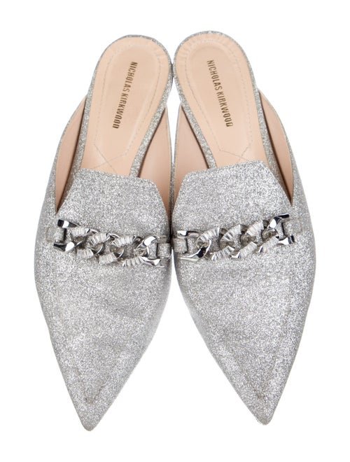 Nicholas Kirkwood Glitter Mules