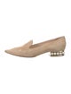 Nicholas Kirkwood Faux Pearl Accents Suede Pumps