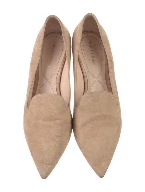 Nicholas Kirkwood Faux Pearl Accents Suede Pumps