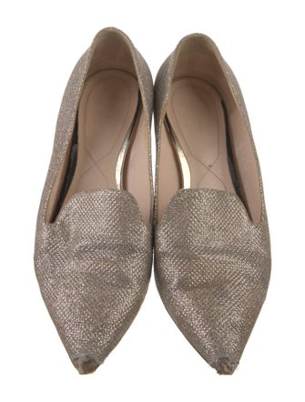 Nicholas Kirkwood Faux Pearl Accents Glitter Loafers