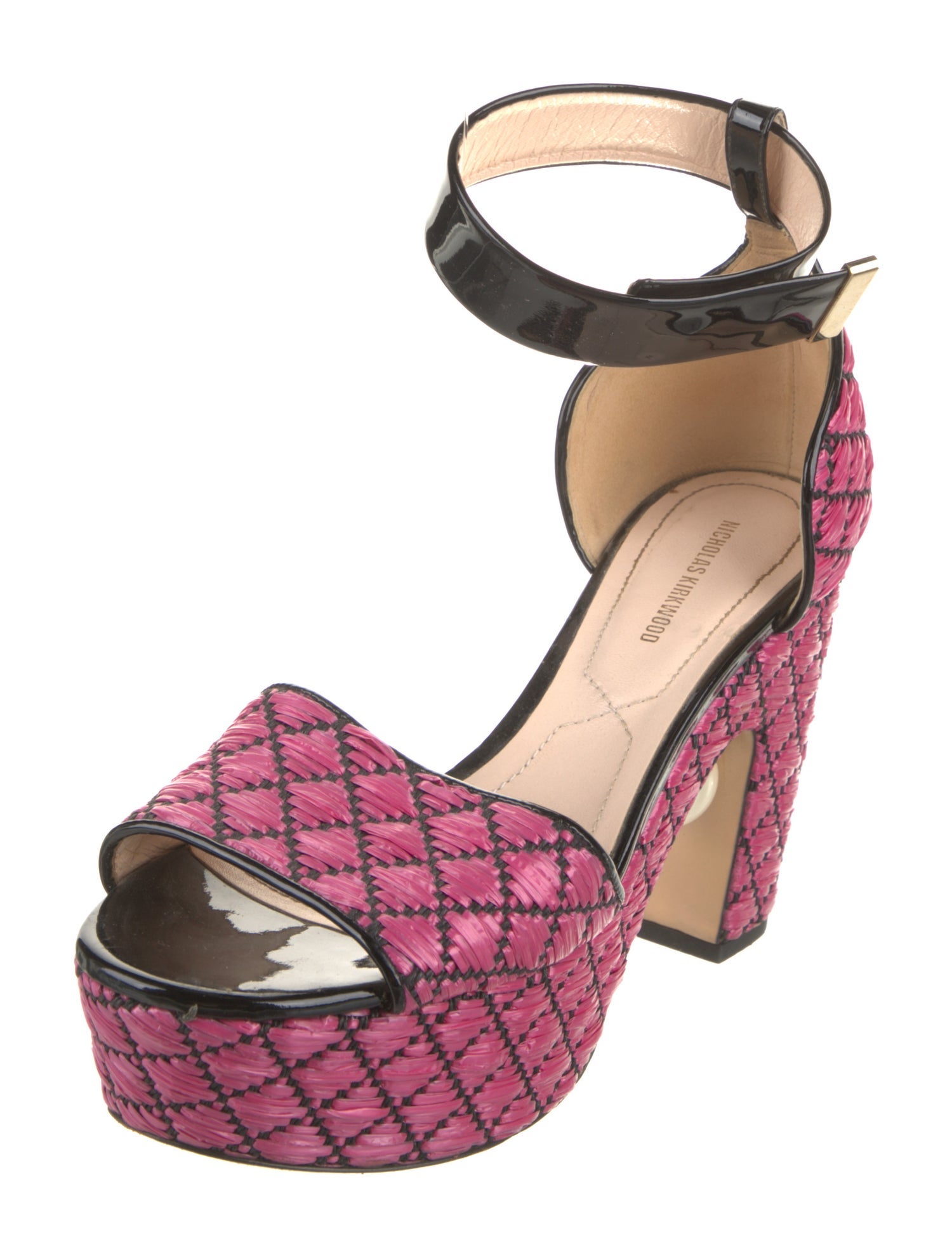 Nicholas Kirkwood Leather D'Orsay Pumps