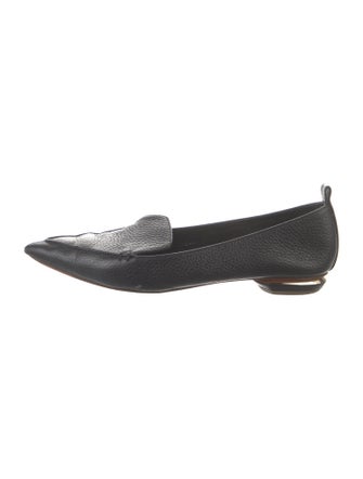 Nicholas Kirkwood Leather Flats