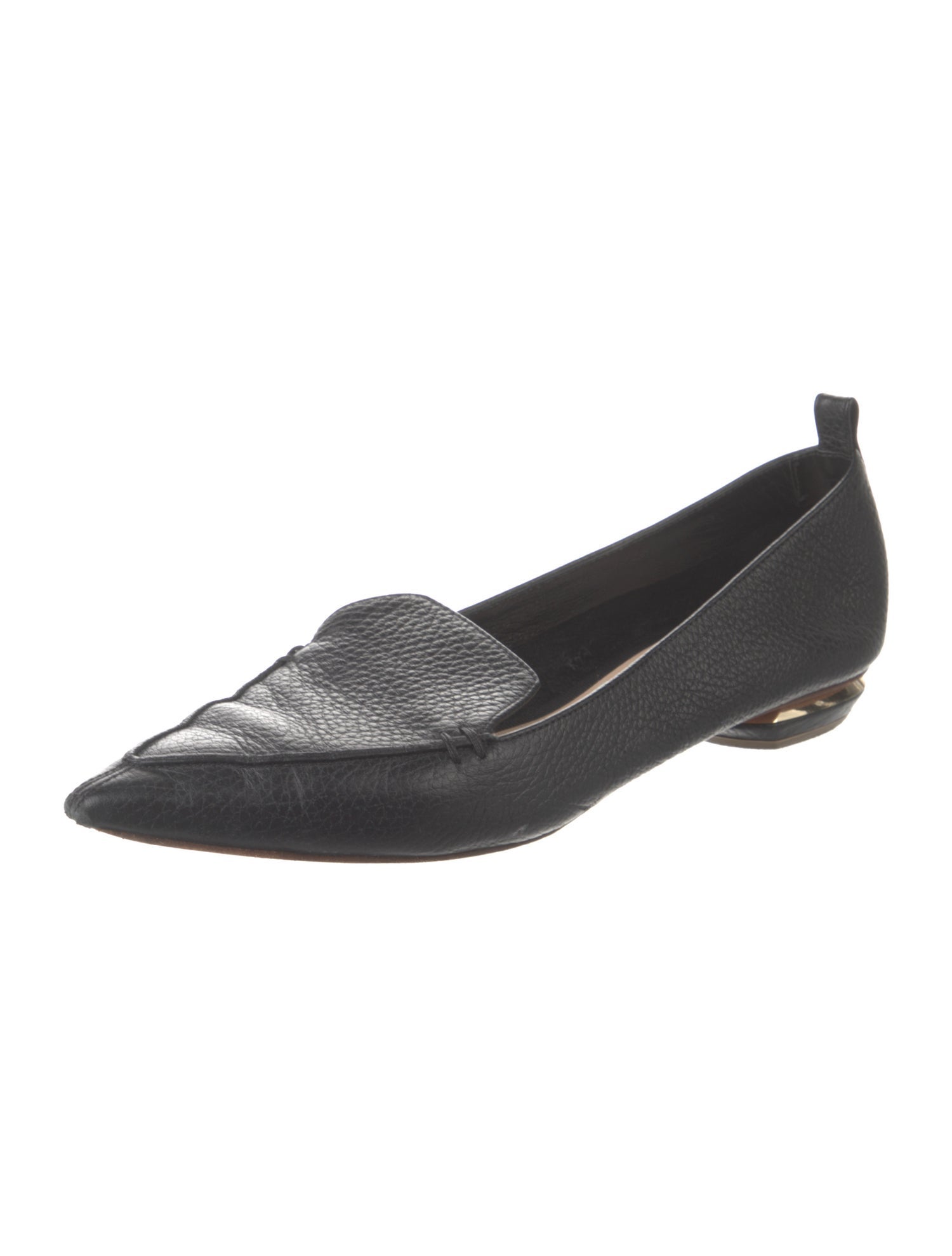 Nicholas Kirkwood Leather Flats