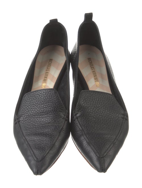 Nicholas Kirkwood Leather Flats