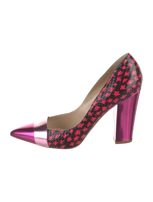 Nicholas Kirkwood Snakeskin Printed Pumps