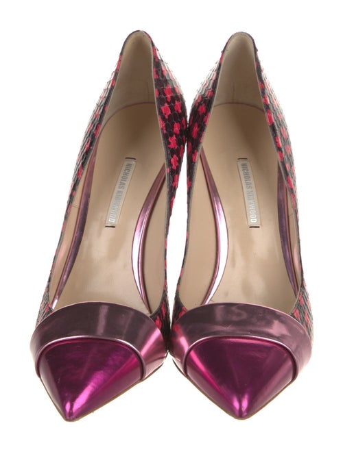 Nicholas Kirkwood Snakeskin Printed Pumps