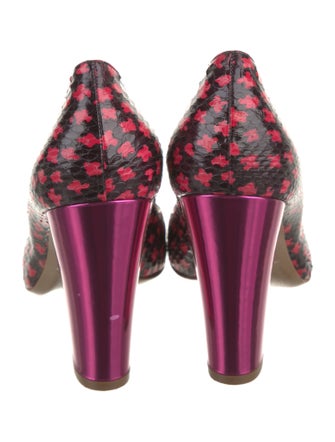Nicholas Kirkwood Snakeskin Printed Pumps