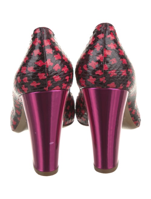 Nicholas Kirkwood Snakeskin Printed Pumps